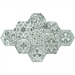 HEXAGON POTTERY TILE GHEXM 26008